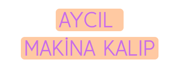 AYCIL MAKİNA KALIP