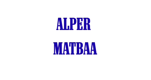 ALPER MATBAA MALZEMELERİ VE KİMYA SAN. LTD.ŞTİ.